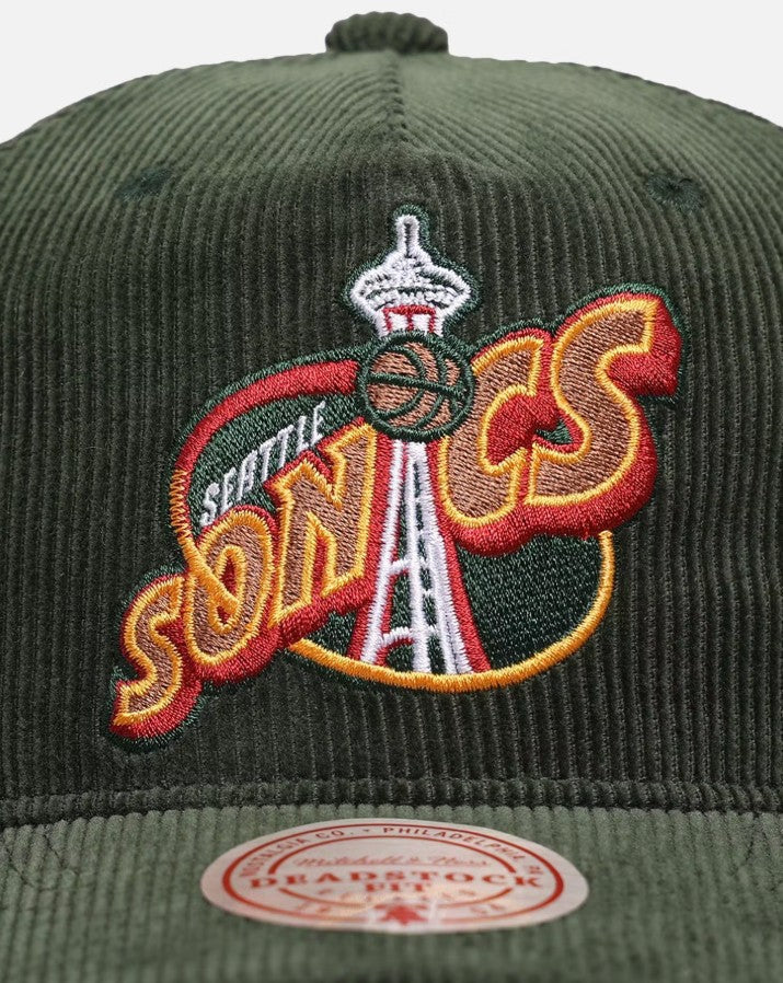 Mitchell & Ness NBA Retro Team Corduroy Origins Seattle Supersonics Green