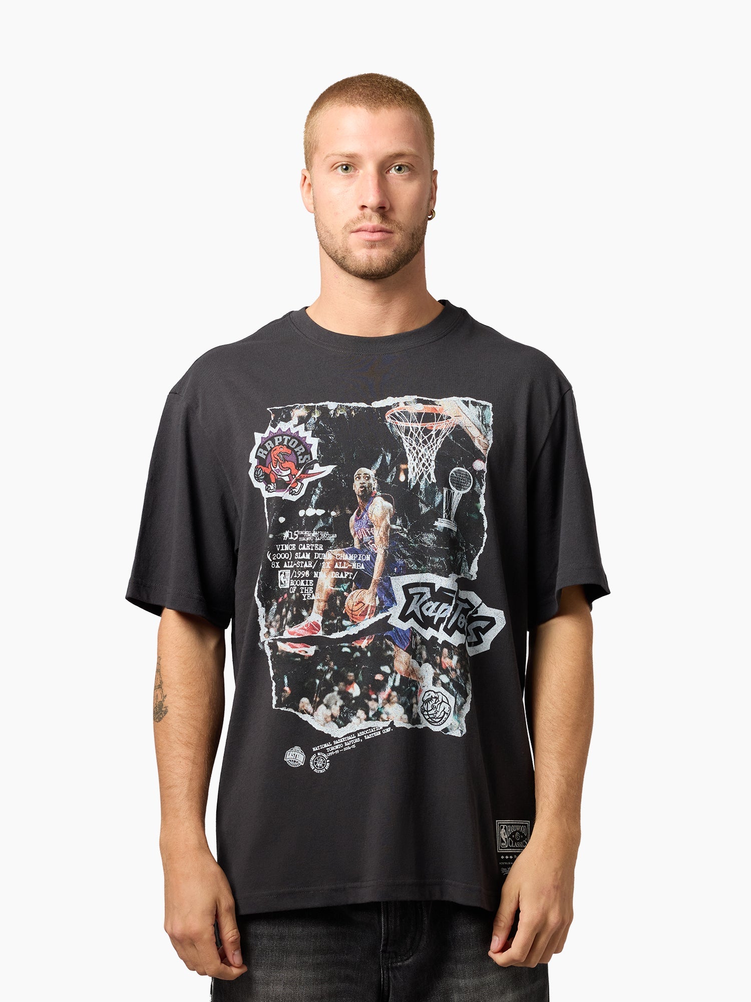 Mitchell & Ness NBA Ripped Player Tee Toronto Raptors Vince Carter