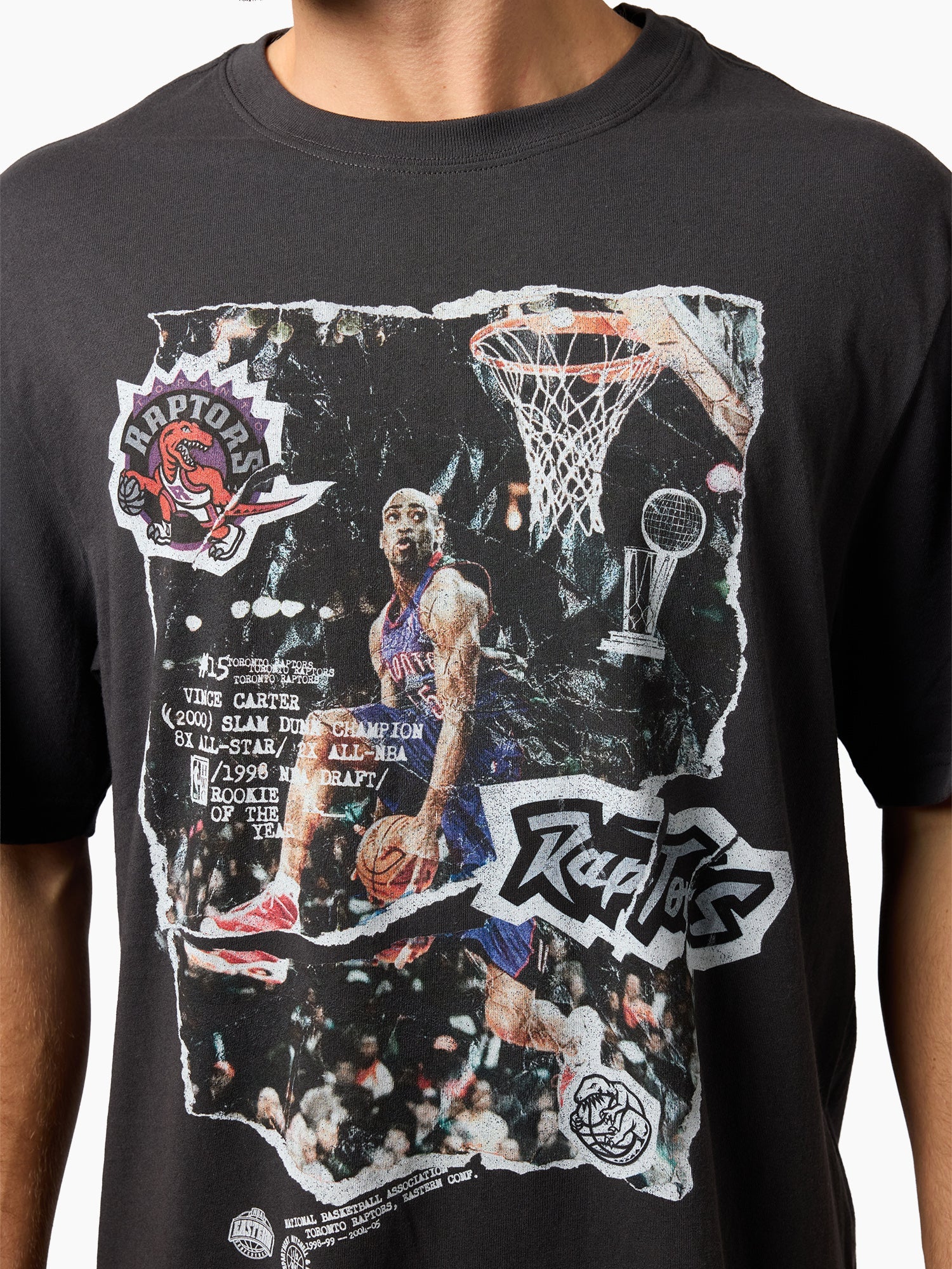 Mitchell & Ness NBA Ripped Player Tee Toronto Raptors Vince Carter