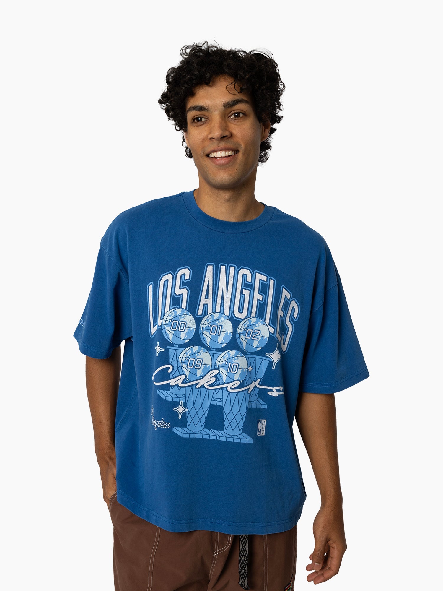 Mitchell & Ness NBA Showtime Was Back Tee Los Angeles Lakers Blue
