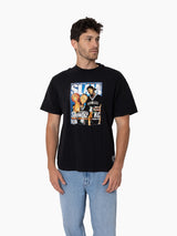 Mitchell & Ness NBA Slam Cover Tee Marbury & Garnett Faded Black