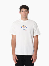 Mitchell & Ness NBA Stats Tee New York Knicks Anthony Vintage White