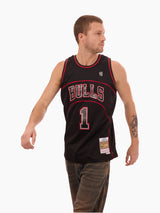 Mitchell & Ness NBA Swingman Energy Jersey Chicago Bulls Derrick Rose #1 Black/Red