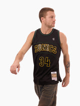 Mitchell & Ness NBA Swingman Energy Jersey Seattle Supersonics Ray Allen #34 Black/Yellow