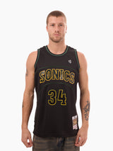 Mitchell & Ness NBA Swingman Energy Jersey Seattle Supersonics Ray Allen #34 Black/Yellow