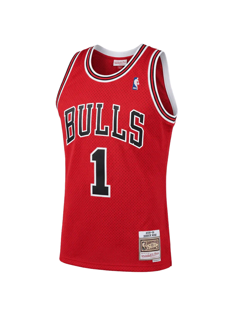 Mitchell & Ness NBA Swingman Jersey Chicago Bulls Derrick Rose #1 08-09 Red