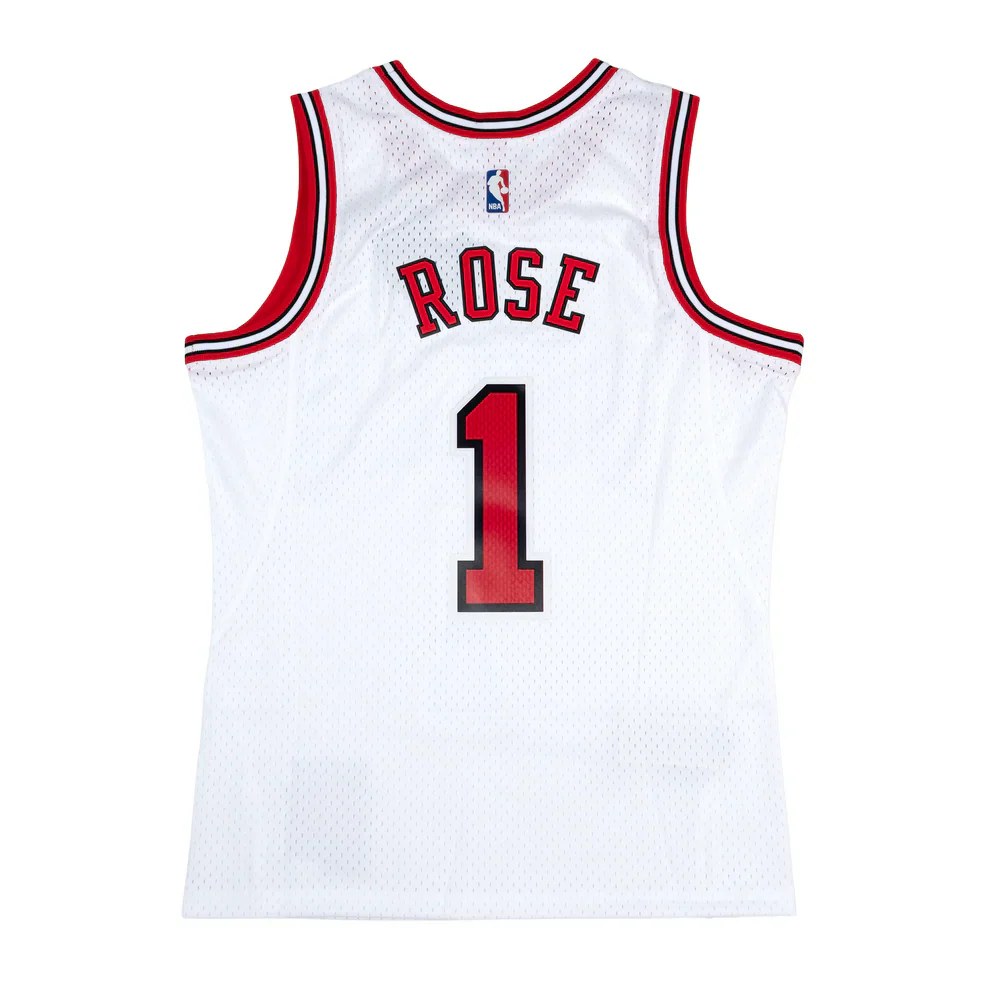 Mitchell & Ness NBA Swingman Jersey Chicago Bulls Derrick Rose #1 14-15 White