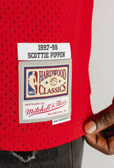 Mitchell & Ness NBA Swingman Jersey Chicago Bulls Scottie Pippen #33 97-98 Red