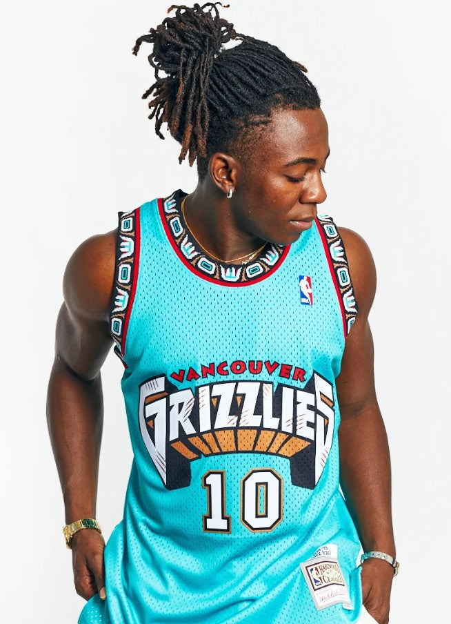 Mitchell & Ness NBA Swingman Jersey Vancouver Grizzlies Mike Bibby #10 98-99 Teal