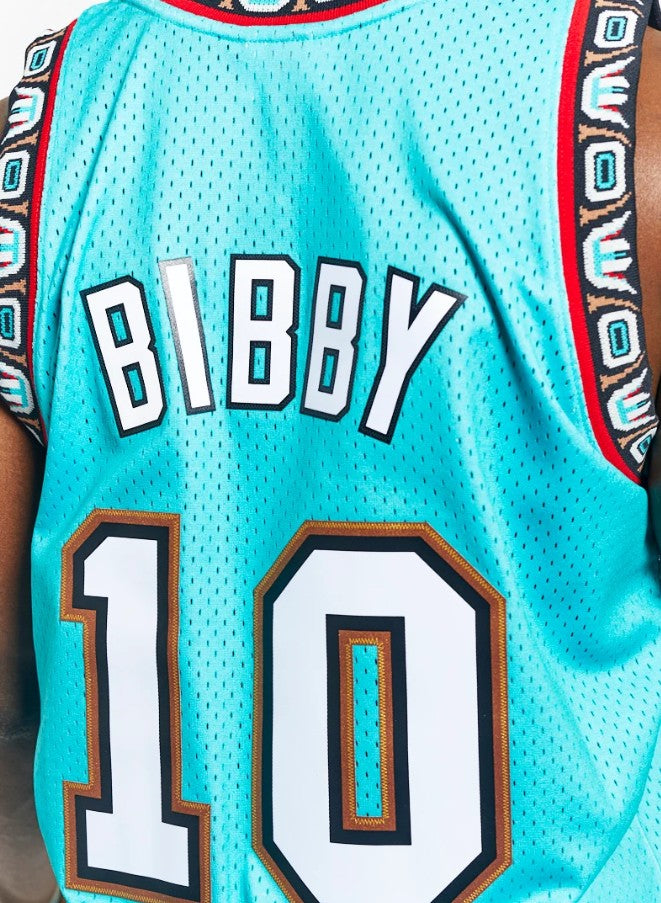 Mitchell & Ness NBA Swingman Jersey Vancouver Grizzlies Mike Bibby #10 98-99 Teal
