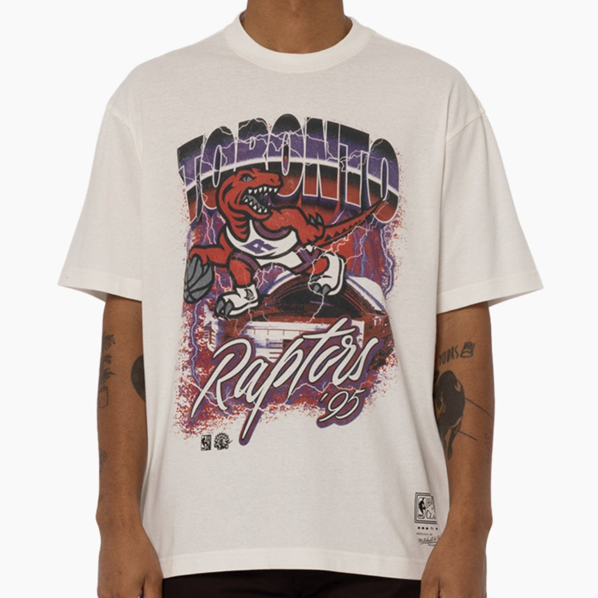 Mitchell & Ness NBA Three Decades Toronto Raptors Vintage White