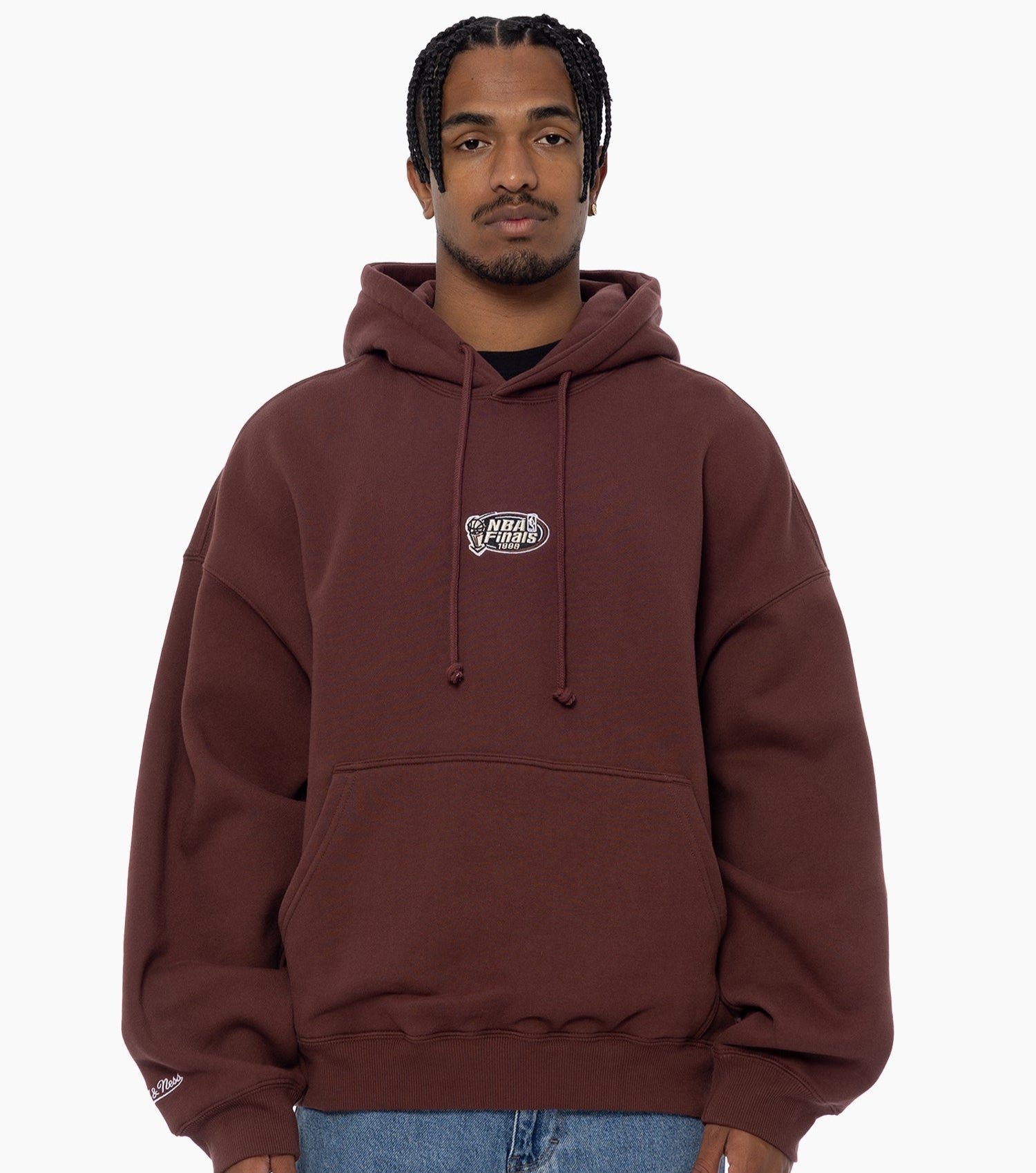 Mitchell & Ness NBA World Champions Hoodie Chicago Bulls Rum Raisin