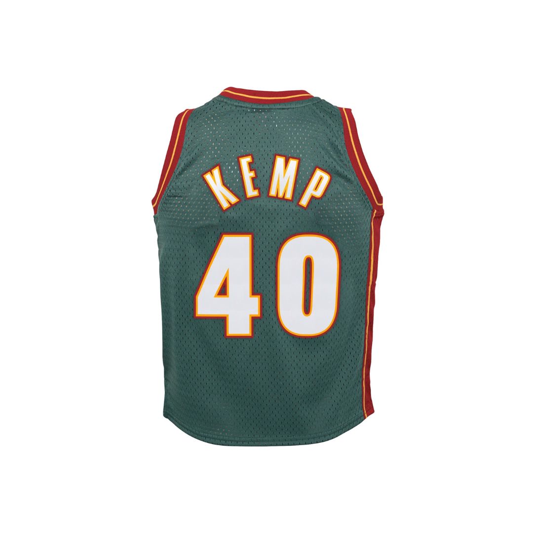Mitchell & Ness NBA Youth Swingman Jersey Seattle Supersonics Shawn Kemp #40 95-96 Green