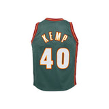 Mitchell & Ness NBA Youth Swingman Jersey Seattle Supersonics Shawn Kemp #40 95-96 Green