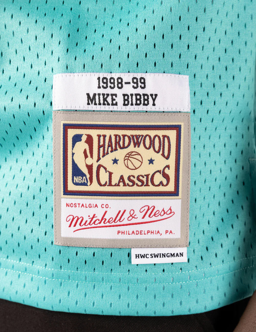 Mitchell & Ness NBA Youth Swingman Jersey Vancouver Grizzlies Mike Bibby #10 98-99 Teal