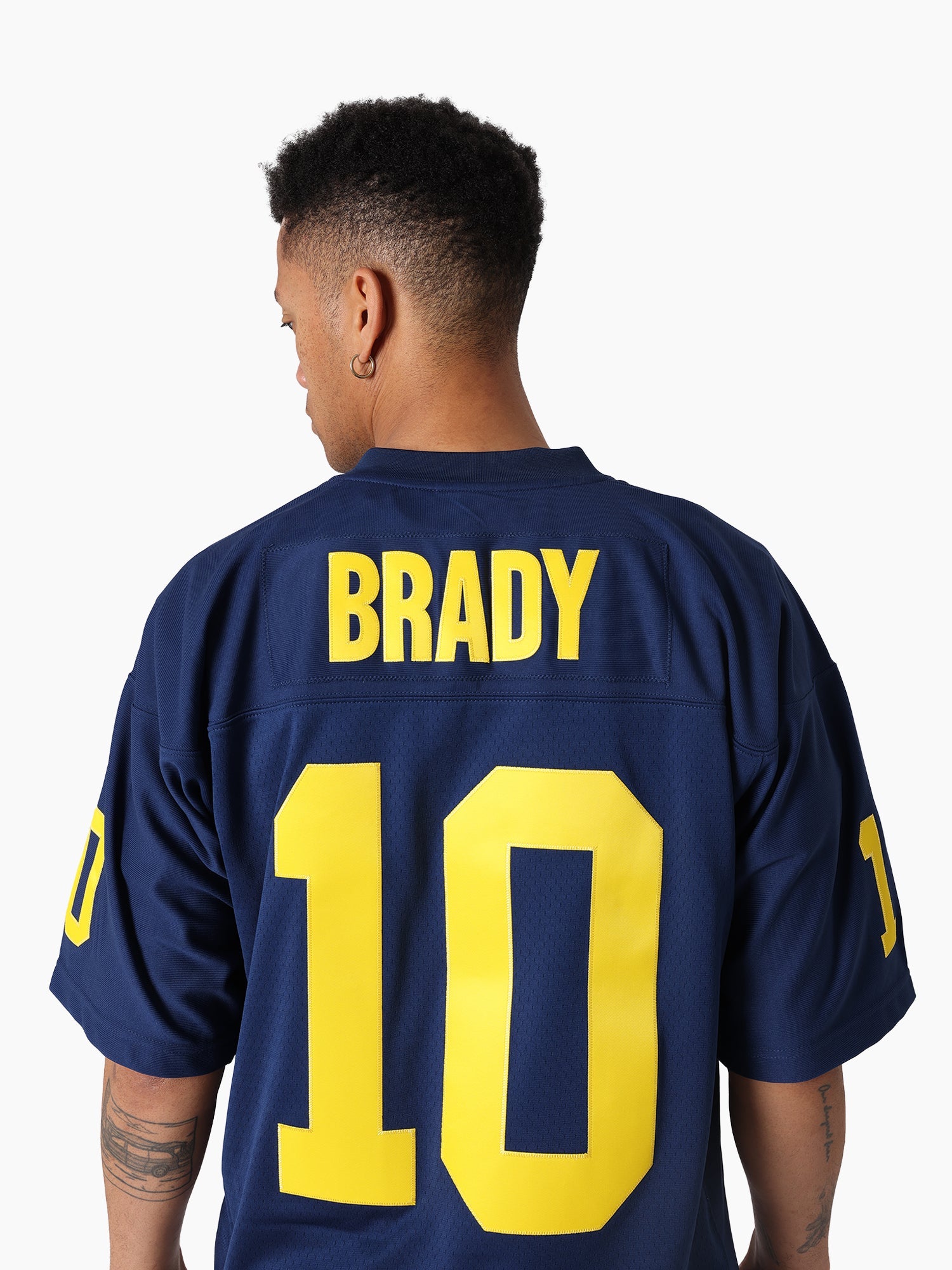 Mitchell & Ness NCAA Legacy Jersey University Of Michigan Tom Brady #10 1999