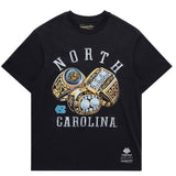Mitchell & Ness NCAA Rings Tee North Carolina Tar Heels Faded Black