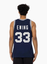 Mitchell & Ness NCAA Swingman Jersey University of Georgetown Patrick Ewing #33 83-84 Navy