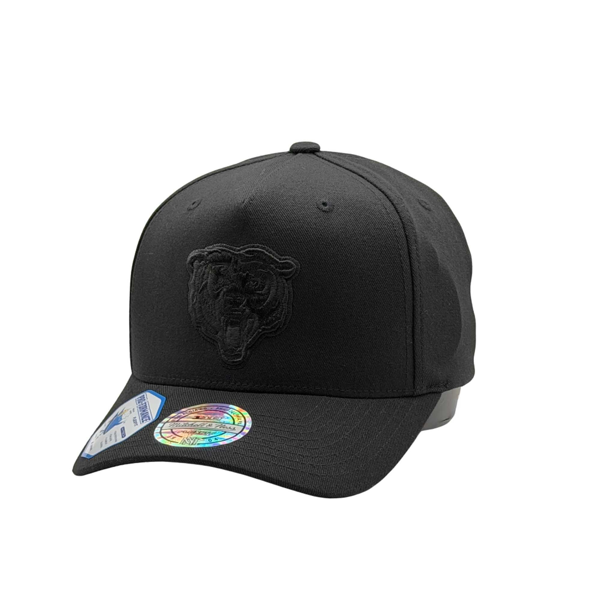 Mitchell & Ness NFL Flexfit 110 Black On Black Chicago Bears