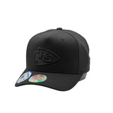 Mitchell & Ness NFL Flexfit 110 Black On Black Kansas City Chiefs