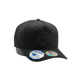 Mitchell & Ness NFL Flexfit 110 Black On Black Kansas City Chiefs