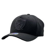 Mitchell & Ness NFL Flexfit 110 Black On Black Las Vegas Raiders