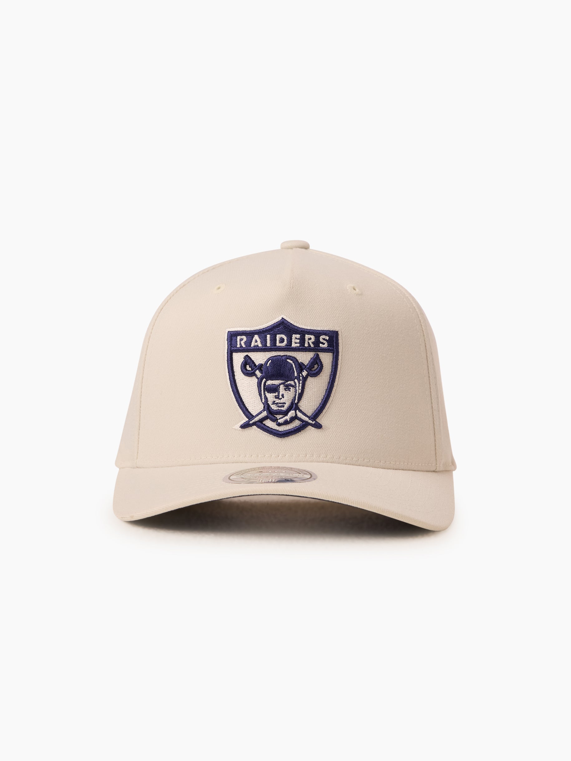Mitchell & Ness NFL Flexfit 110 Cream/Navy Las Vegas Raiders