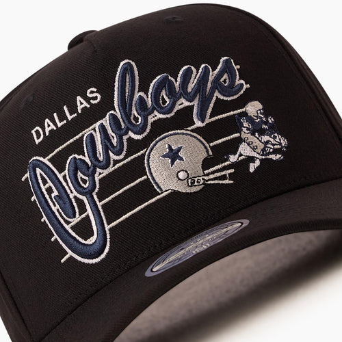 Mitchell & Ness NFL Flexfit 110 Team Script Dallas Cowboys Black