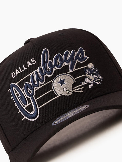 Mitchell & Ness NFL Flexfit 110 Team Script Dallas Cowboys Black