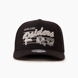 Mitchell & Ness NFL Flexfit 110 Team Script Las Vegas Raiders Black