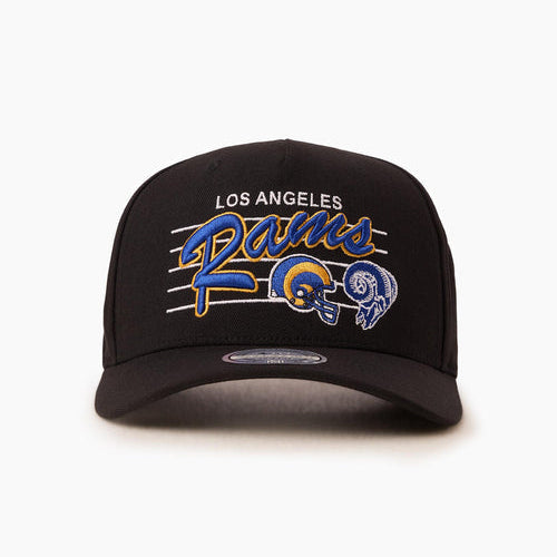 Mitchell & Ness NFL Flexfit 110 Team Script Los Angeles Rams Black