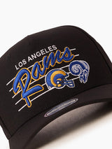 Mitchell & Ness NFL Flexfit 110 Team Script Los Angeles Rams Black