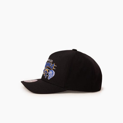 Mitchell & Ness NFL Flexfit 110 Team Script Los Angeles Rams Black