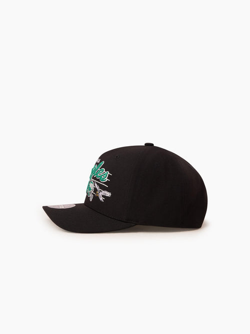 Mitchell & Ness NFL Flexfit 110 Team Script Philadelphia Eagles Black