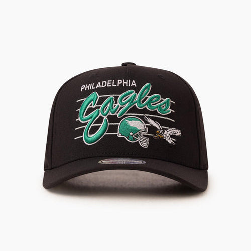 Mitchell & Ness NFL Flexfit 110 Team Script Philadelphia Eagles Black