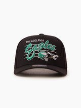 Mitchell & Ness NFL Flexfit 110 Team Script Philadelphia Eagles Black