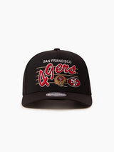 Mitchell & Ness NFL Flexfit 110 Team Script San Francisco 49ers Black
