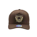 Mitchell & Ness NFL Flexfit 110 Winter Colour Las Vegas Raiders Brown
