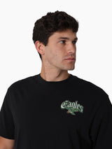 Mitchell & Ness NFL Gothic Script Tee Philadelphia Eagles Faded Black