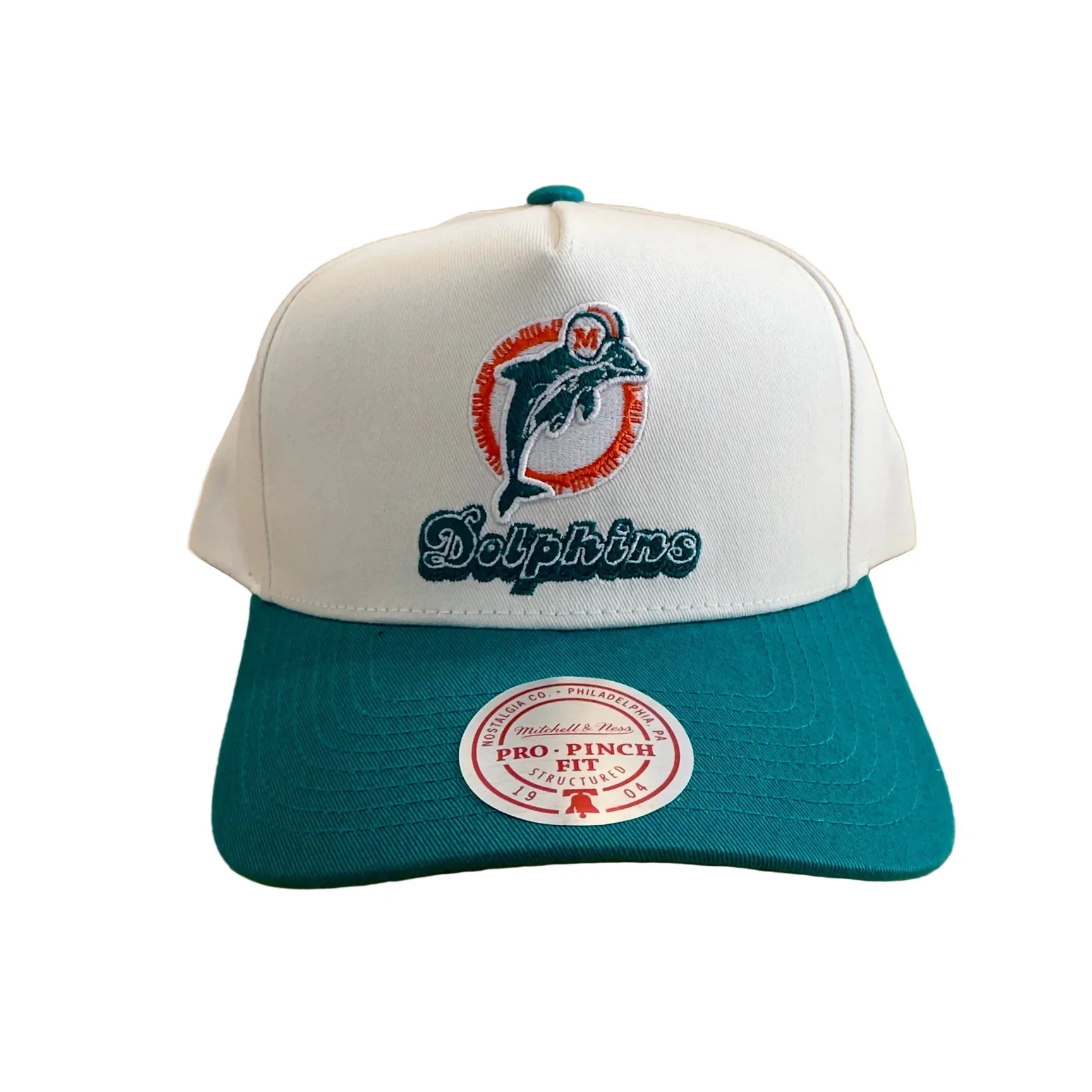 Mitchell & Ness NFL Pro Pinch 2Tone Chrome Team Miami Dolphins