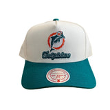Mitchell & Ness NFL Pro Pinch 2Tone Chrome Team Miami Dolphins