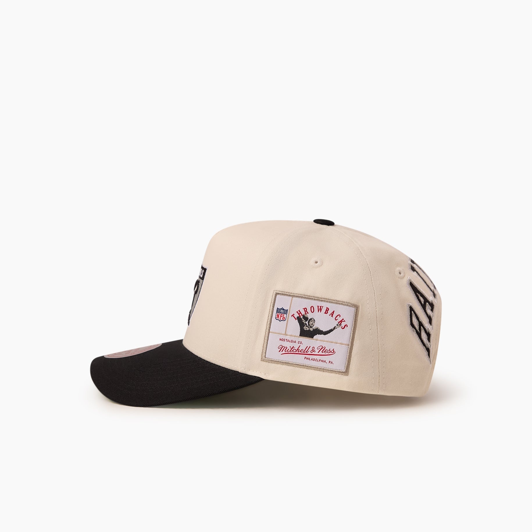 Mitchell & Ness NFL Pro Pinch Blockade Las Vegas Raiders Chrome White/Black