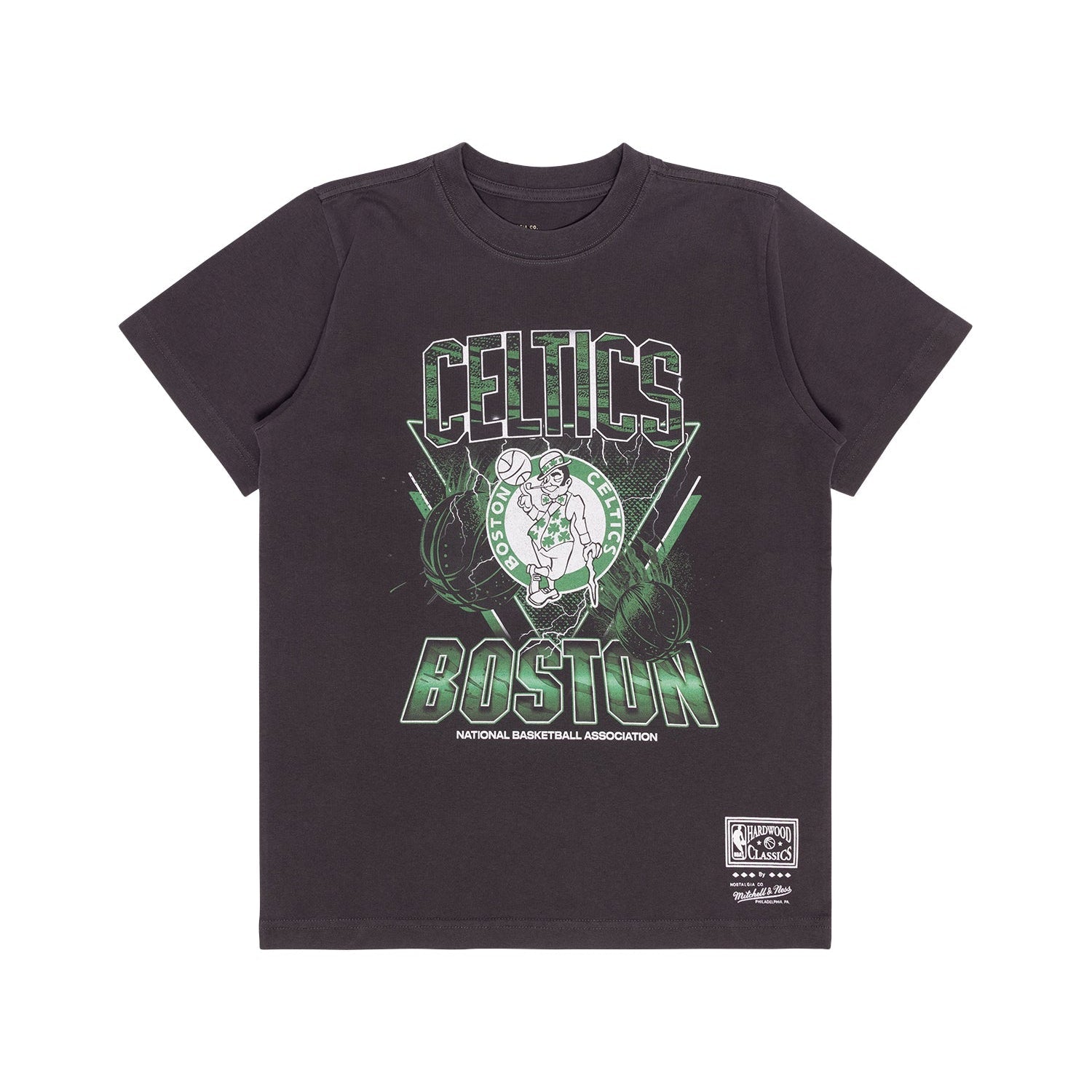 Mitchell & Ness Youth NBA Trigon Tee Boston Celtics Black