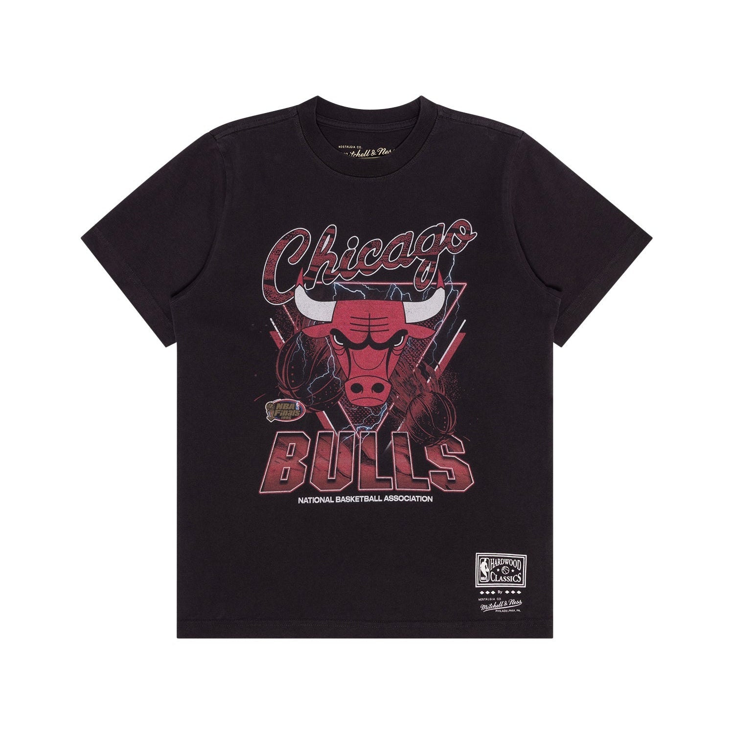 Mitchell & Ness Youth NBA Trigon Tee Chicago Bulls Black