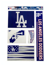 MLB Team Multi Decal Pack Los Angeles Dodgers