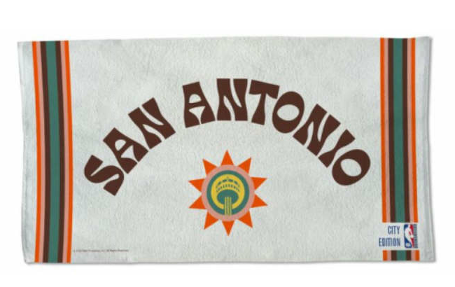 NBA City Edition Towel San Antonio Spurs