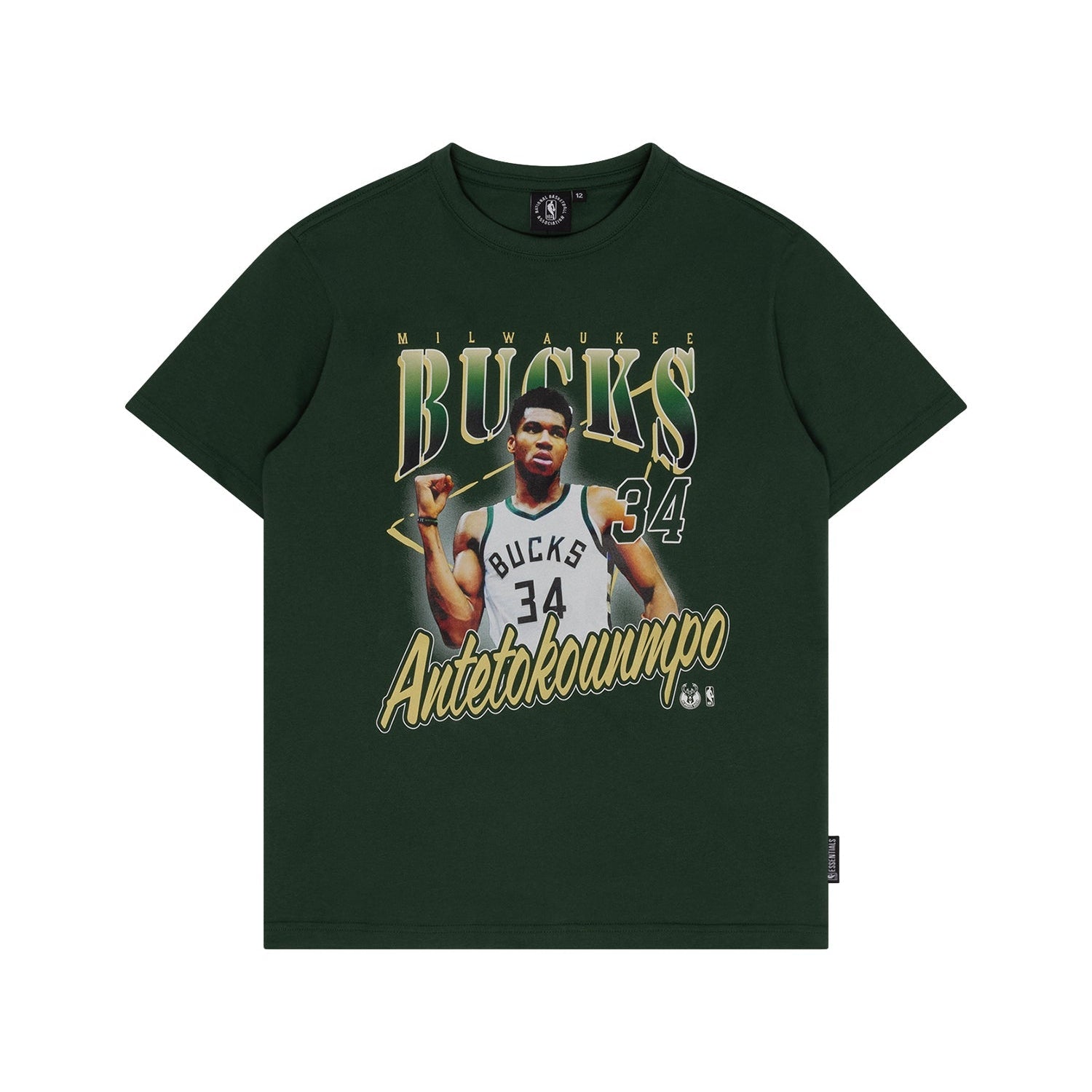 NBA Essentials Vintage Youth Tee Milwaukee Bucks Antetokounmpo