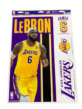 NBA Player Image Multi Decal Pack LeBron James