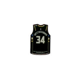 NBA Player Jersey Pin Milwaukee Bucks Giannis Antetokounmpo #34