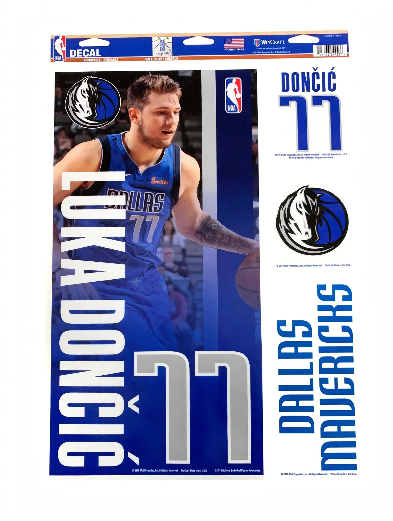 NBA Player Multi Decal Pack Luka Doncic